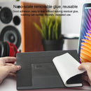 Build-in Magnetic Design Adjustable Automatic Adsorption Laptop PU Stand(Pink)