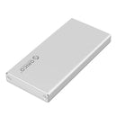 ORICO MSA-U3 USB3.0 Micro-B Aluminum External Storage Enclosure Hard Disk Box for 50mm x 30mm M-SATA SSD(Silver)