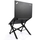 NEXSTAND Portable Adjustable Foldable Desk Holder Stand for Laptop / Notebook, Suitable for: More than 11.6 inch(Black)