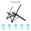 NEXSTAND Portable Adjustable Foldable Desk Holder Stand for Laptop / Notebook, Suitable for: More than 11.6 inch(Black)