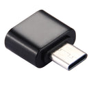 [HK Warehouse] Plastic USB-C / Type-C Male to USB 2.0 Female OTG Data Transmission Charging Adapter