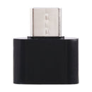 Plastic USB-C / Type-C Male to USB 2.0 Female OTG Data Transmission Charging Adapter(Black)