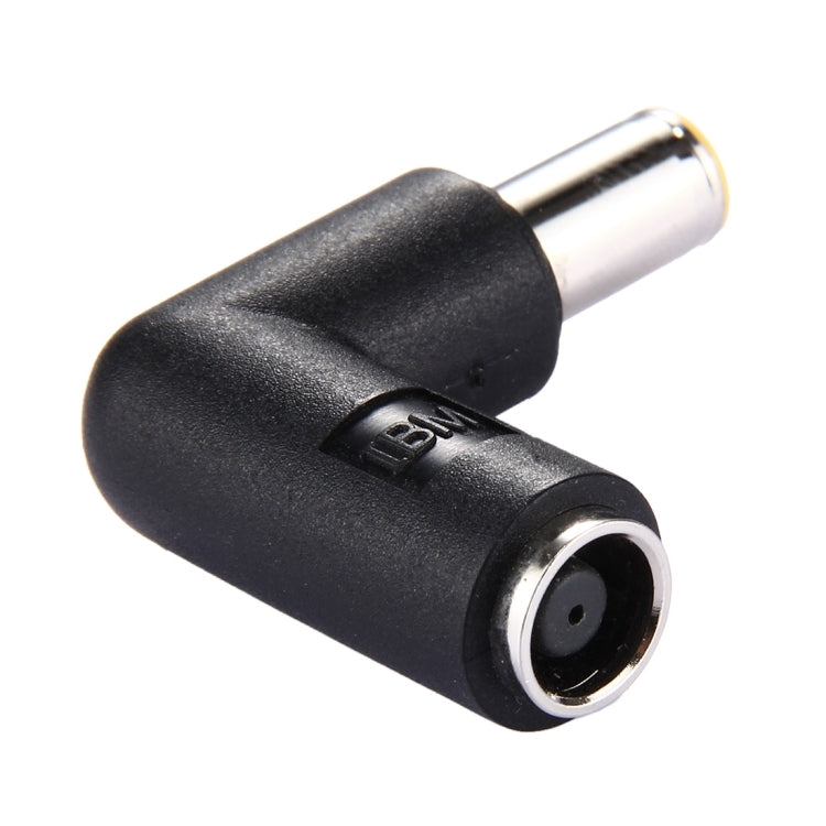 DC 7909 Male to DC 7909 Female Connector Power Adapter for Lenovo ThinkPad IBM Laptop Notebook, 90 Degree Right Angle Elbow