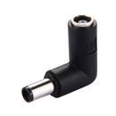 DC 7406 Male to DC 7406 Female Connector Power Adapter for HP Laptop Notebook, 90 Degree Right Angle Elbow