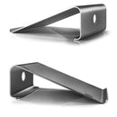 Aluminum Cooling Stand for Laptop, Suitable for Mac Air, Mac Pro, iPad, and Other 11-17 inch Laptops (Grey)
