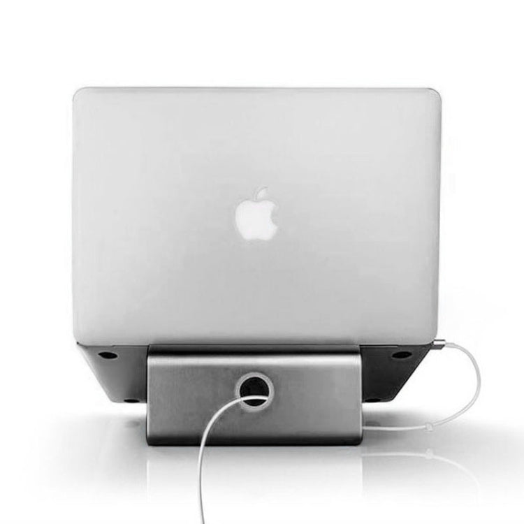 Aluminum Cooling Stand for Laptop, Suitable for Mac Air, Mac Pro, iPad, and Other 11-17 inch Laptops (Grey)