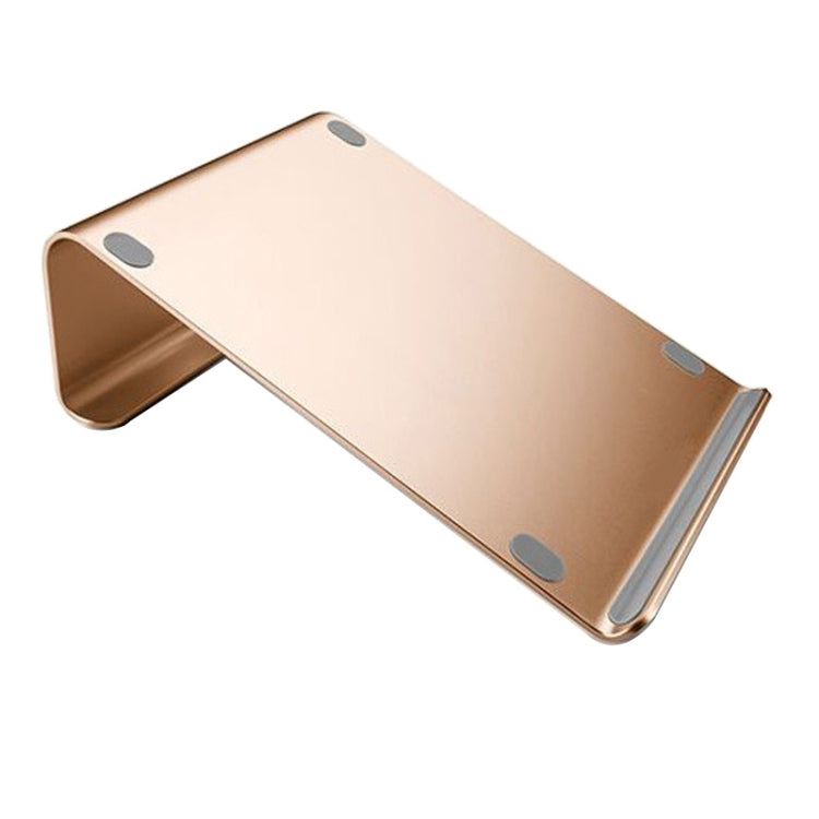 Aluminum Cooling Stand for Laptop, Suitable for Mac Air, Mac Pro, iPad, and Other 11-17 inch Laptops (Gold)