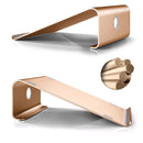 Aluminum Cooling Stand for Laptop, Suitable for Mac Air, Mac Pro, iPad, and Other 11-17 inch Laptops (Gold)