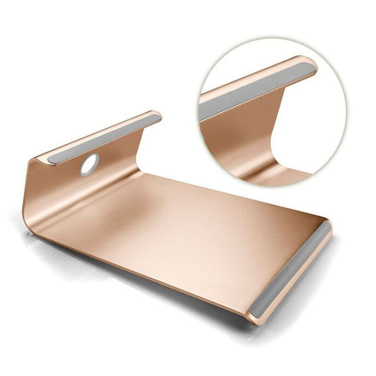 Aluminum Cooling Stand for Laptop, Suitable for Mac Air, Mac Pro, iPad, and Other 11-17 inch Laptops (Gold)
