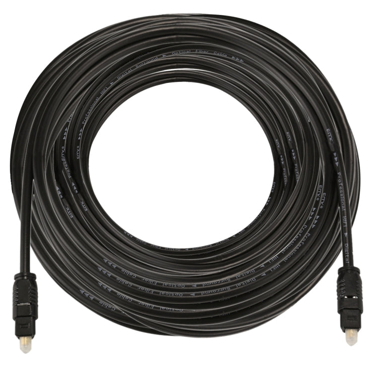 EMK 15m OD4.0mm Toslink Male to Male Digital Optical Audio Cable