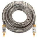 EMK YL-A 8m OD8.0mm Gold Plated Metal Head Toslink Male to Male Digital Optical Audio Cable