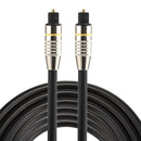 3m OD6.0mm Nickel Plated Metal Head Toslink Male to Male Digital Optical Audio Cable
