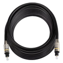 8m OD6.0mm Nickel Plated Metal Head Toslink Male to Male Digital Optical Audio Cable