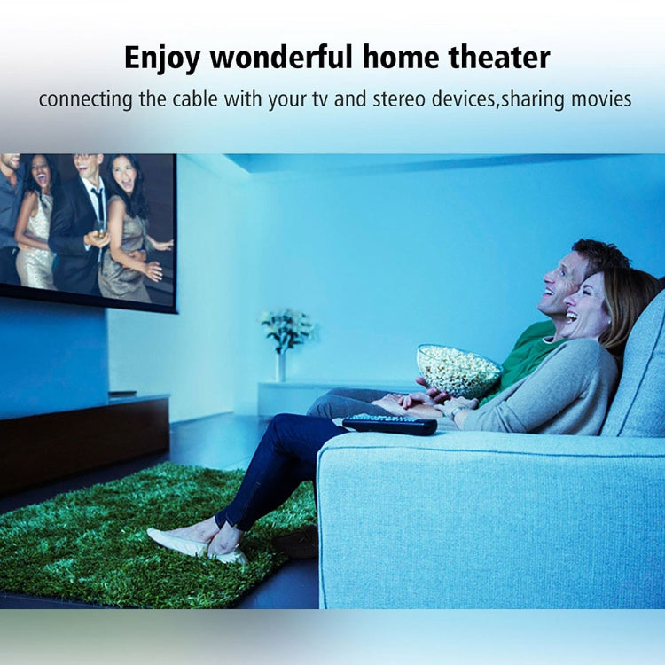 8m OD6.0mm Nickel Plated Metal Head Toslink Male to Male Digital Optical Audio Cable