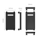 ORICO CPB2-BK-BP Computer Host Bracket with Wheels