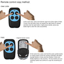 Colorful Four-Key Copying Remote Garage Door Gate Wireless Remote Control 433MHZ Copy Key Cloning Duplicator(Blue)