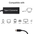 65W 5 Pin MagSafe Series to USB-C / Type-C Converter for MacBook (Black)