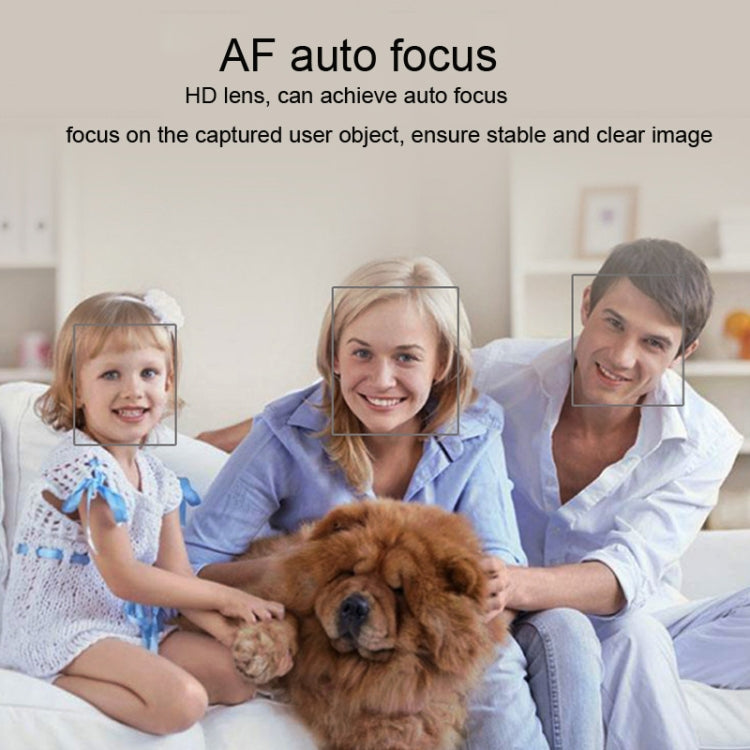 Aoni A20 FHD 1080P IPTV WebCam Teleconference Teaching Live Broadcast Computer Camera with Microphone (Black)