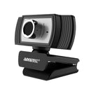 Aoni C33 Beauty FHD 1080P IPTV WebCam Teleconference Teaching Live Broadcast Computer Camera with Microphone, Drive-free Plug and Play(Black)