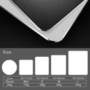 Aluminum Alloy Double-sided Non-slip Mat Desk Mouse Pad, Size : Mini(Silver)