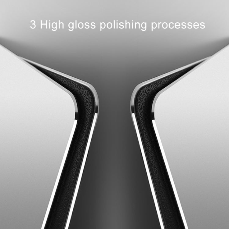 Circle Shape Aluminum Alloy Double-sided Non-slip Mat Desk Mouse Pad