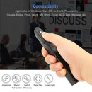 XM930 2.4GHz Wireless Laser PowerPoint Page Turning Pen Multimedia Wireless Presentation Projection Pen with USB Receiver, Support Low Battery Remind, Remote Control Distance: 100m(Black)