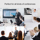 XM930 2.4GHz Wireless Laser PowerPoint Page Turning Pen Multimedia Wireless Presentation Projection Pen with USB Receiver, Support Low Battery Remind, Remote Control Distance: 100m(White)