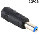 20 PCS 5.5 x 2.5mm DC Femaleto 5.5 x 2.1mm DC Male Power Plug Tip
