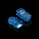 100 PCS Anpwoo Amp01 RJ45 Connector Modular Plug(Blue)