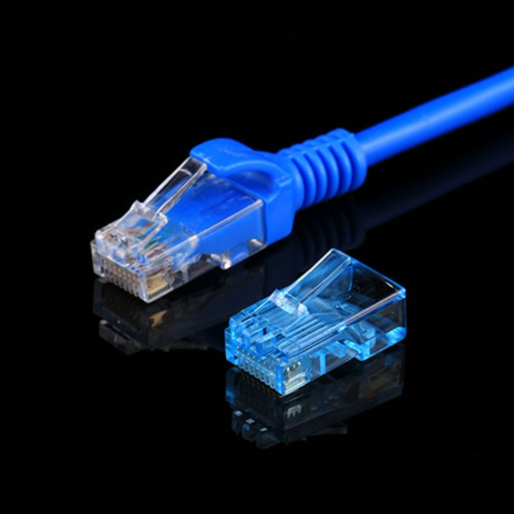 100 PCS Anpwoo Amp01 RJ45 Connector Modular Plug(Blue)