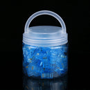 100 PCS Anpwoo Amp01 RJ45 Connector Modular Plug(Blue)