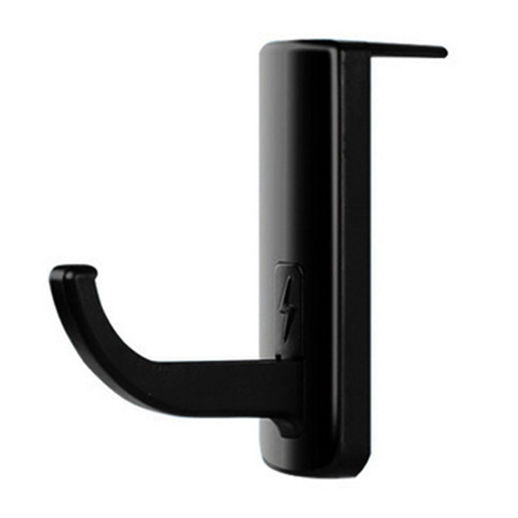 Universal Headphone Hanger PC Monitor Desk Headset Stand Holder Hook(Black)