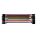 Multicolored 40 Pin Male to Male Breadboard Jumper Wires Ribbon Cable