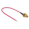 SMA Female Nut Bulkhead Pigtail RF Jumper 1.13mm Cable for PCB Board, Length: 15cm(Red)