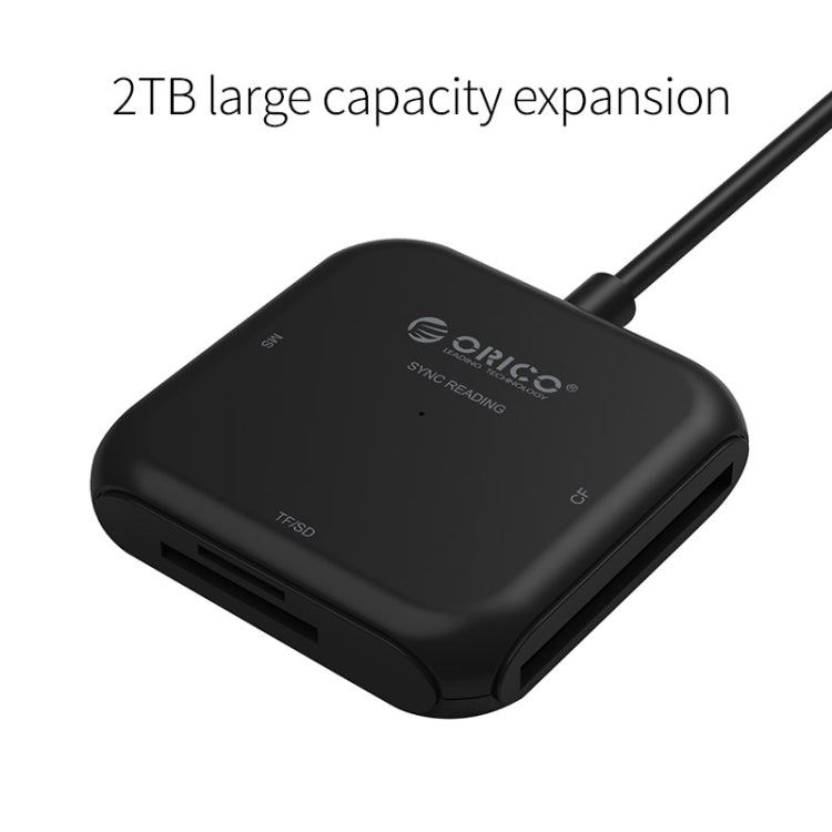 ORICO CRS31A 4 in 1 TF / SD / MS / CF Card to 5Gbps USB 3.0 Multi-function Smart Card Reader with 30cm USB Cable & LED Indicator