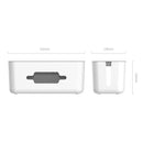 ORICO CMB-18 Separating Design ABS Electrical Socket Storage Box Power Cable Manager Case with Phone / Tablet Holder for Desk, Living Room, Office, Bedroom