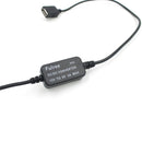 Car Motorcycle Single USB Car Charger DC 12V To 5V 3A Power Adapter for Car GPS Tracker DVR, Length: 1m