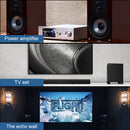 EMK 1 Input 3 Output Digital Optical Audio SPDIF Toslink Splitter Adapter (Silver Grey)