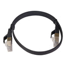 CAT8-2 Double Shielded CAT8 Flat Network LAN Cable, Length: 0.5m