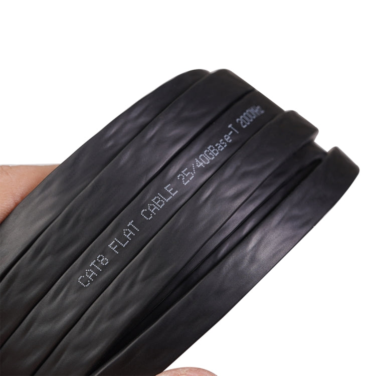 CAT8-2 Double Shielded CAT8 Flat Network LAN Cable, Length: 7.6m