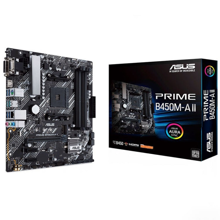Original ASUS PRIME B450M-A II Desktop Computer Motherboard, Support CPU 3700X/3600X