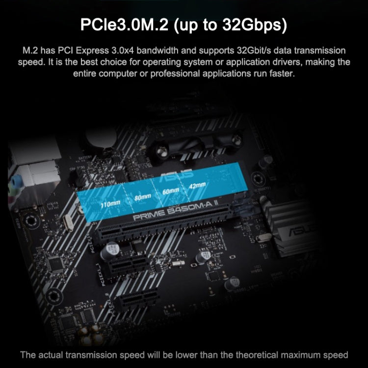 Original ASUS PRIME B450M-A II Desktop Computer Motherboard, Support CPU 3700X/3600X