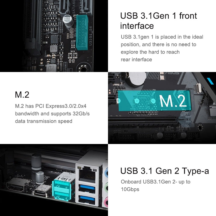 Original ASUS PRIME B450-PLUS Desktop Computer Motherboard