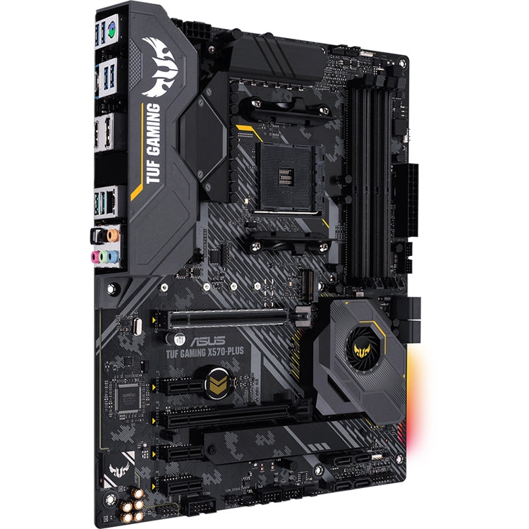 Original ASUS TUF GAMING X570-PLUS Desktop Computer Motherboard, Support CPU 5900X/5800X/3800X (AMD X570/Socket AM4)
