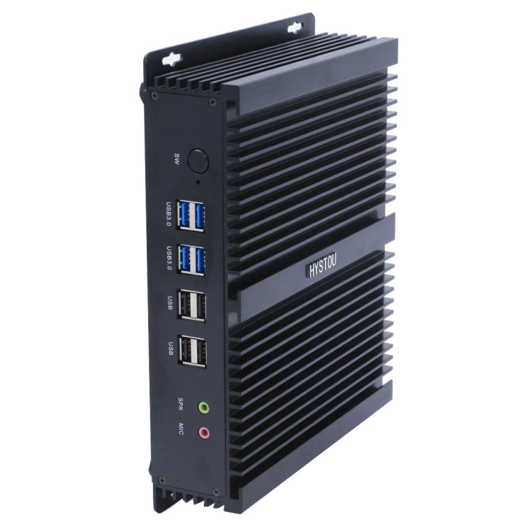 HYSTOU FMP04B-i3-4010U Mini PC Core i3-4010U Intel QS77 Express 1.7GHz, RAM: 8GB, ROM: 128GB, Support Windows 10 / Linux OS