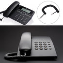 4 Core Male to Male RJ11 Spring Style Telephone Extension Coil Cable Cord Cable, Stretch Length: 2m(Black)