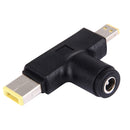 5.5x2.1mm Female to Lenovo Big Square (First Generation) Male & Small Square (Second Generation) Male Interfaces Power Adapters for Lenovo Laptop Notebook