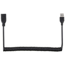 1.5m High Speed USB 3.0 Male to Female Retractable Spring Extension Cable