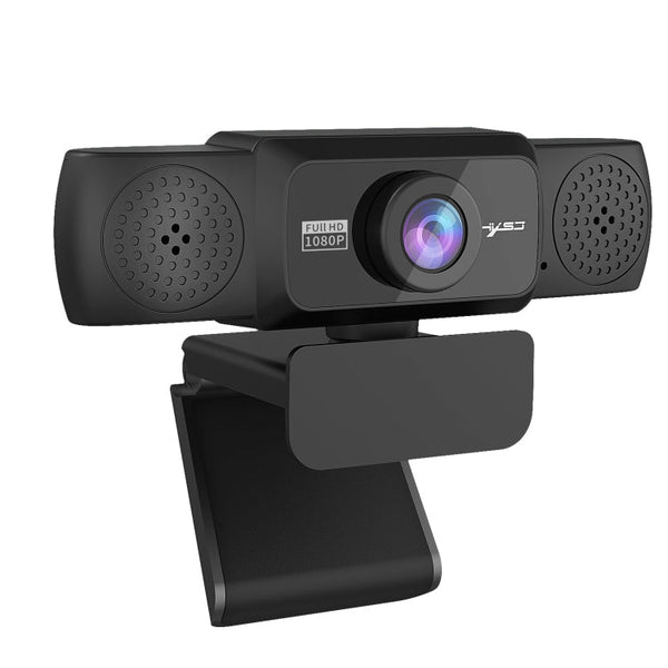 HXSJ S5 1080P Adjustable HD Video Webcam PC Camera with Microphone(Black)