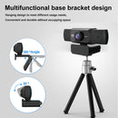 HXSJ S5 1080P Adjustable HD Video Webcam PC Camera with Microphone(Black)